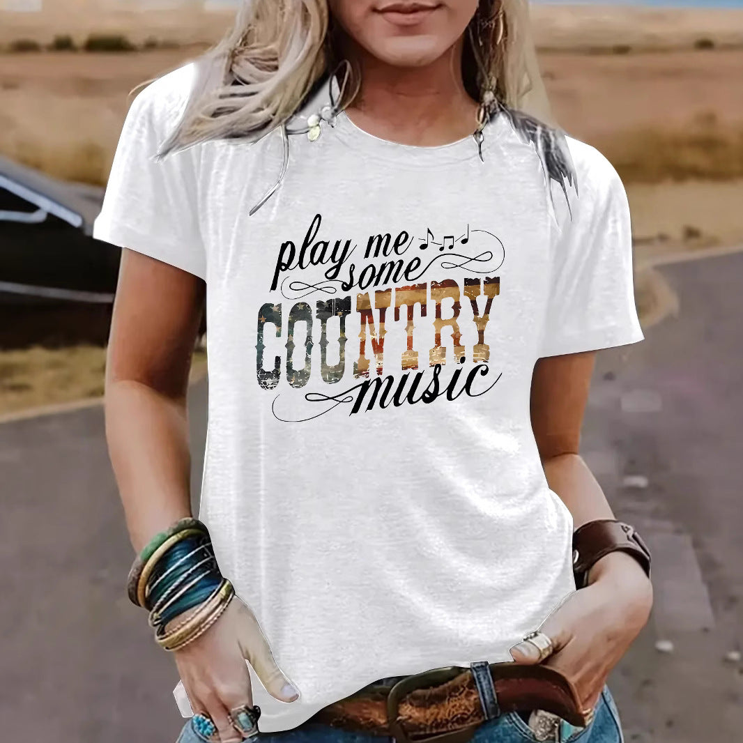 T-shirt playing me some COUNTRY music