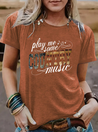 T-shirt playing me some COUNTRY music