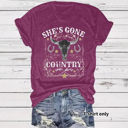 Western Cowboy Pattern T-shirt