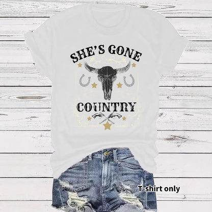Western Cowboy Pattern T-shirt