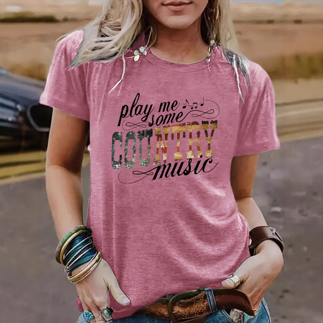 T-shirt playing me some COUNTRY music