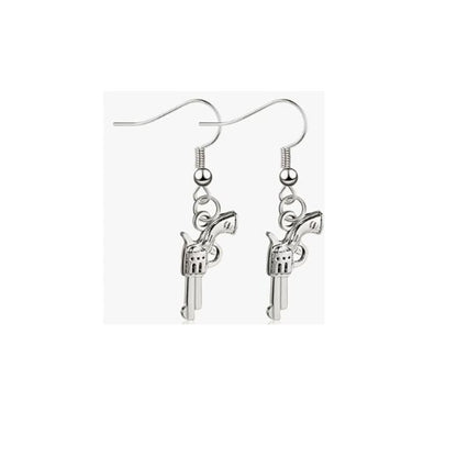 Western Cowboy Earrings, Cow Head Pistol Boots, Horse Hooves, Vintage Alloy Earrings, Ethnic Style