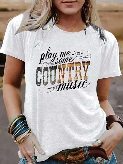 T-shirt playing me some COUNTRY music