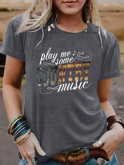 T-shirt playing me some COUNTRY music