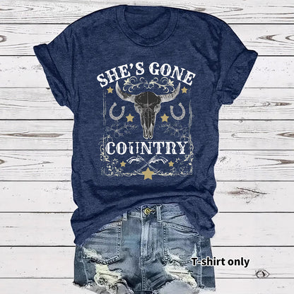 Western Cowboy Pattern T-shirt
