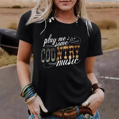T-shirt playing me some COUNTRY music