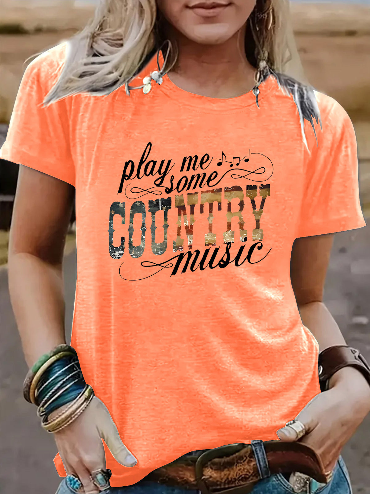 T-shirt playing me some COUNTRY music