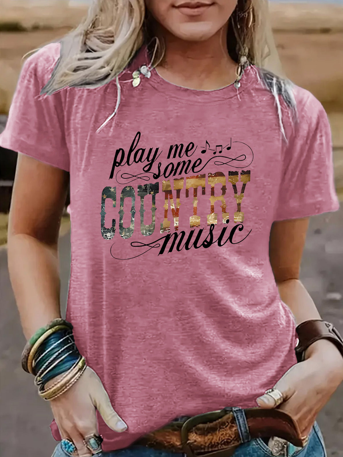 T-shirt playing me some COUNTRY music