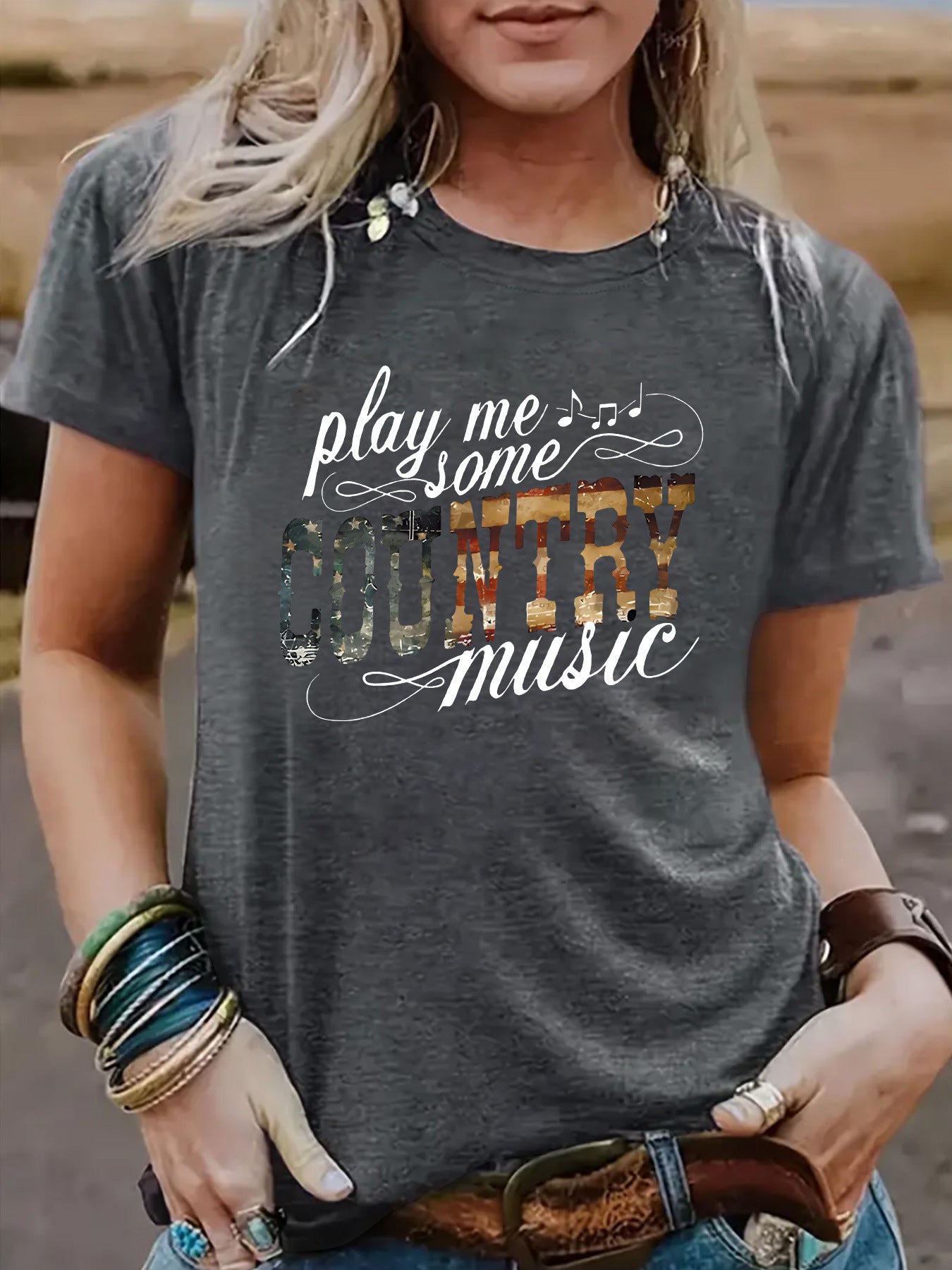T-shirt playing me some COUNTRY music