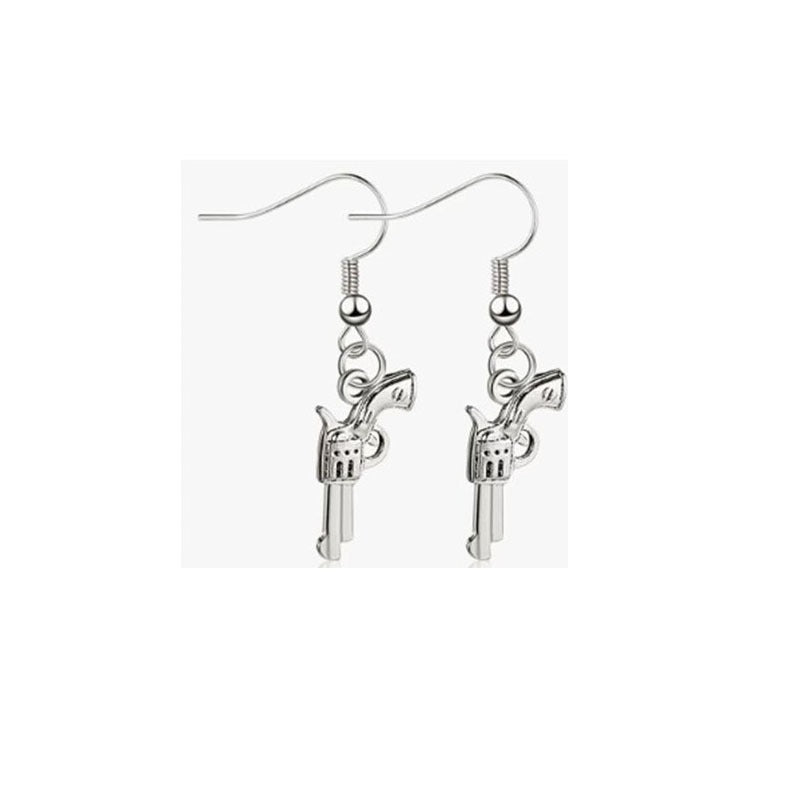 Western Cowboy Earrings, Cow Head Pistol Boots, Horse Hooves, Vintage Alloy Earrings, Ethnic Style