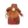 New North American western cowboy hat country style Rudolph doll hemp rope lasso faceless doll dwarf