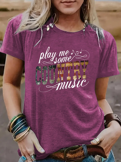 T-shirt playing me some COUNTRY music