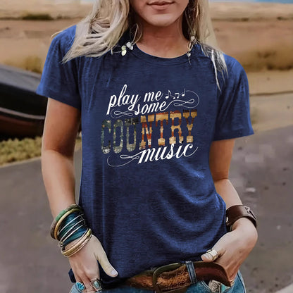 T-shirt playing me some COUNTRY music