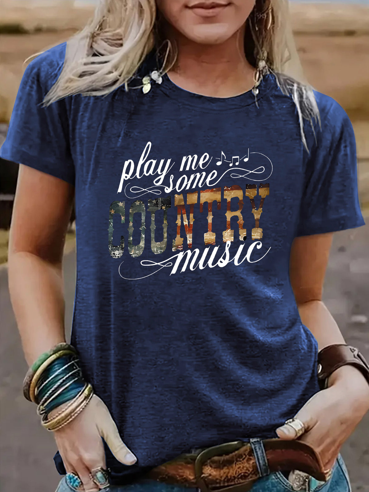 T-shirt playing me some COUNTRY music